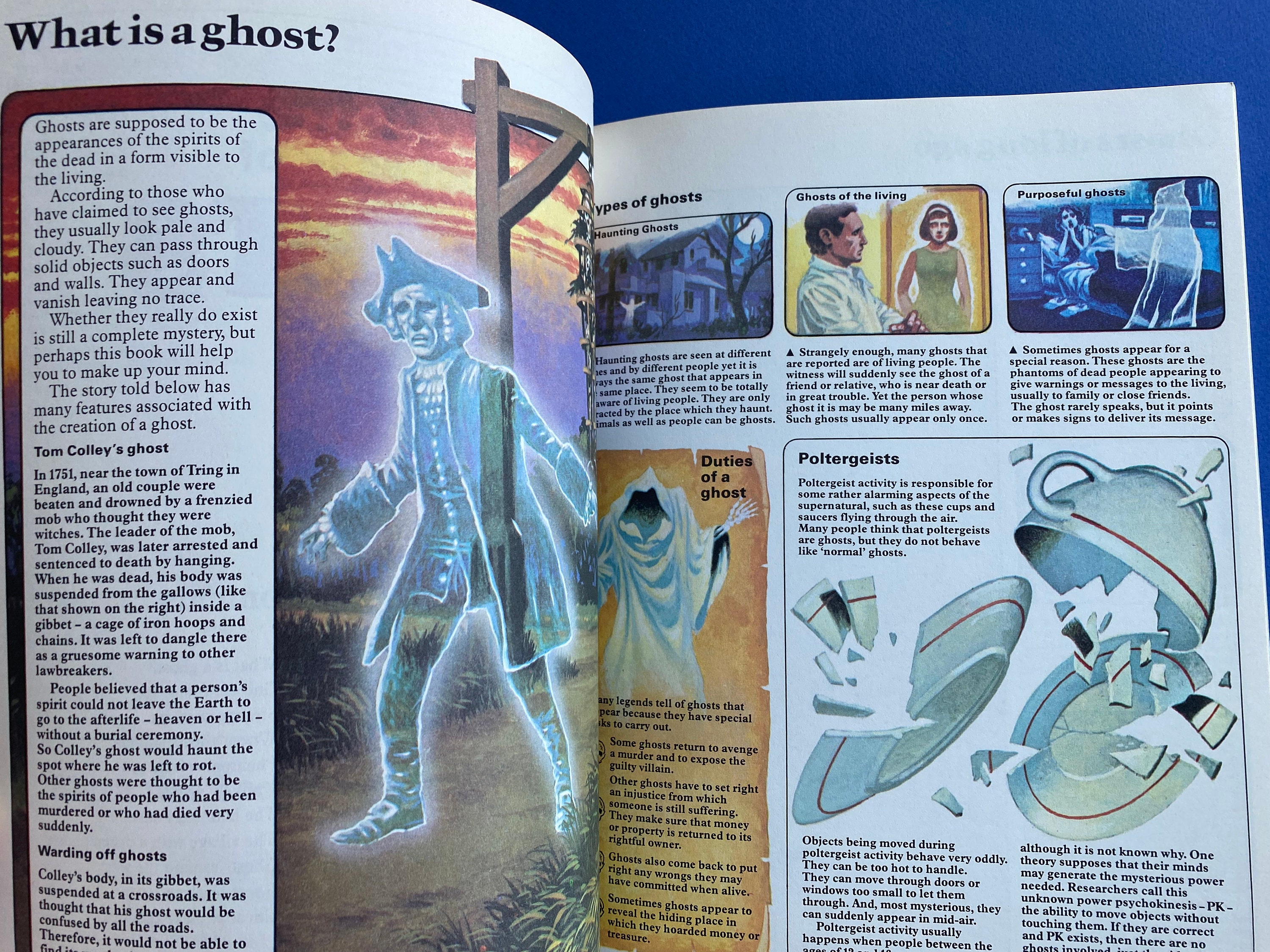 Rare Collectible the Scholastic Funfact Book of Ghosts: Demons 