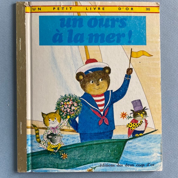 French Language Ilse-Margret Vogel Illustrated Un ours à la mer! ~ Un petit livre d'or