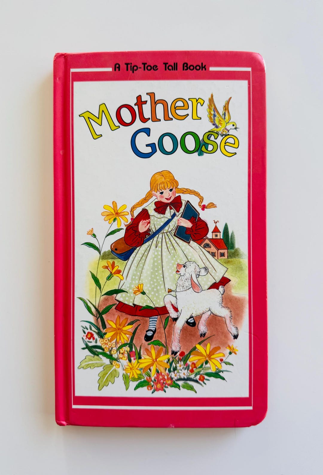 Mother Goose, A Tip-toe Tall Book, Vintage Board Book