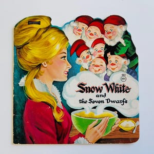 Snow White and the Seven Dwarfs, Rare Vintage 1965 Artcraft Softcover, Classic Fairytale