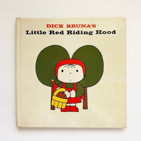 Rare Collectible Dick Bruna's Little Red Riding Hood ~ Mid Century Illustration, Classic Children's Fairy Tale