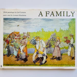 A Family, Paintings by Carl Larsson, Watercolors by beloved Swedish artist Carl Larsson depict his family & home at the end of the 19th C