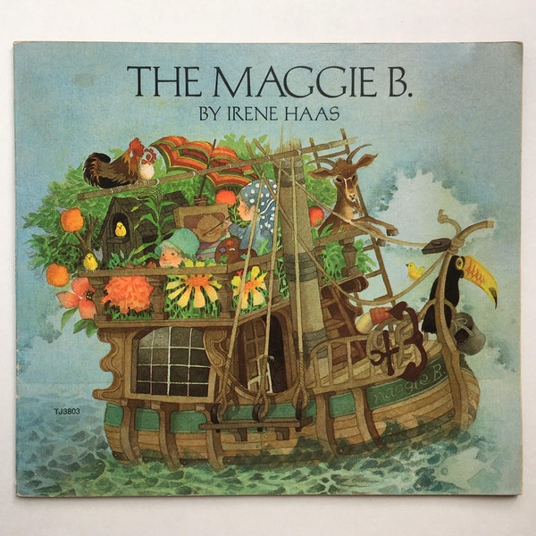 The Maggie B. by Irene Haas ~ Vintage 1970s Children's Book ~ Scholastic ~ Maggie B dreams of having her own ship named after her