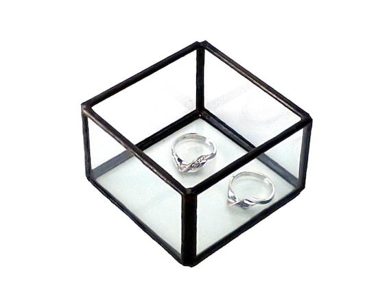 Proposal Box Engagement Ring Box Geometric Wedding Ring Box Hexagonal Jewellery Box Open Ringbox Ring Holder Wedding Ring Box