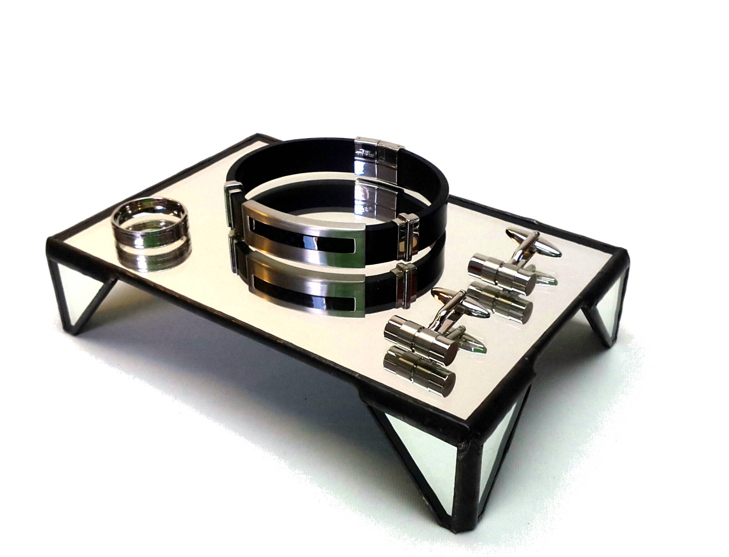 Mens Jewellery Display Jewellery Box Unisex Jewellery Storage Cufflink