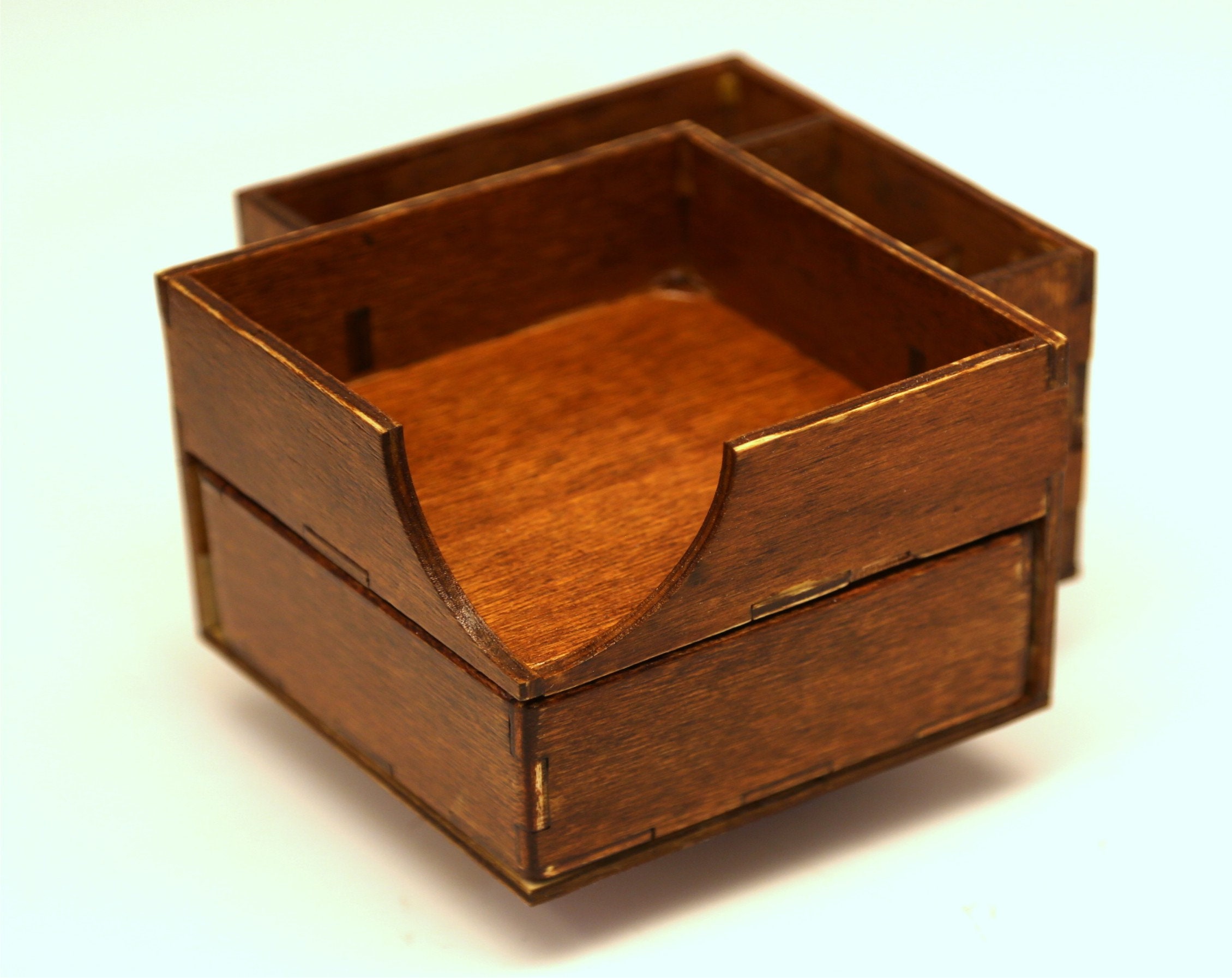 Lasercut Digital File Desk Tidy organizer Ai, Dwg, Dxf, Svg, Plt. 6