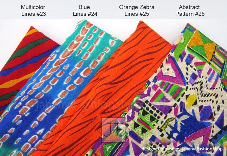 Multicolor Silk Saree Blouse: Backless, Boat Neck, Custom Fit image 8