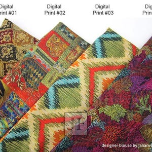 Multicolor Silk Saree Blouse: Backless, Boat Neck, Custom Fit image 3