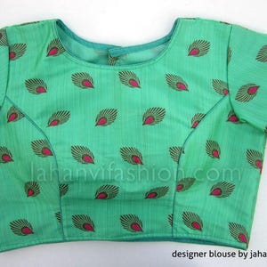Made To Order Boat neck blouse with brocade Saree blouse available fabric options customization available, Designer Saree Blouse women