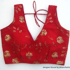 Handmade Embroidery blouse with sweet heart neck designer heavy blouse fancy blouse full embroidery blouse, Designer Saree Blouse women