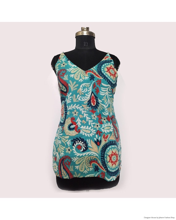 Short Printed Rayon Kurtis: Indian Tunic Tops for Women | Summer Wear