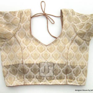 Readymade Saree Blouse, Golden Saree blouse, Silver blouse, Designer Saree Blouse women, gold blouse, Indian Blouse, Stitched Blouse
