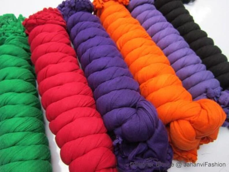 Pure Cotton Dupattas Scarf: Vibrant Colors, Lightweight and breathable Fabric image 4
