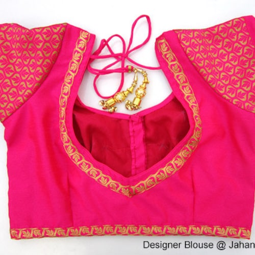 Ready-made Gray Color Dupin Designer Saree Blouse sari Blouse | Etsy