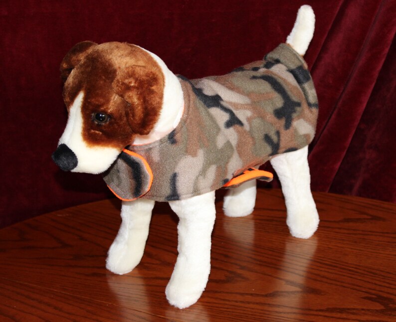 Camouflage Dog Coat Etsy