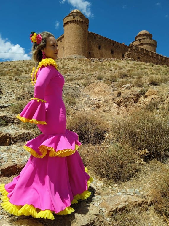 Fantasia Flamenca(中古品) Flamenco Dress With Tassels - Etsy