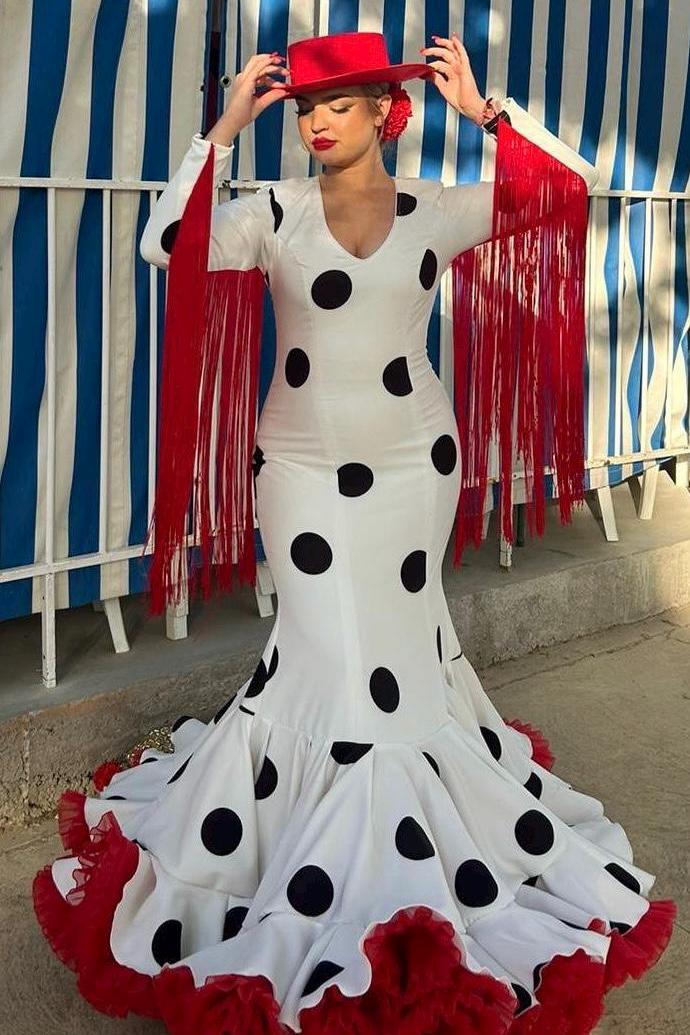 flamenco dress Custom sizes. Girls Flamenco Dress CD-3