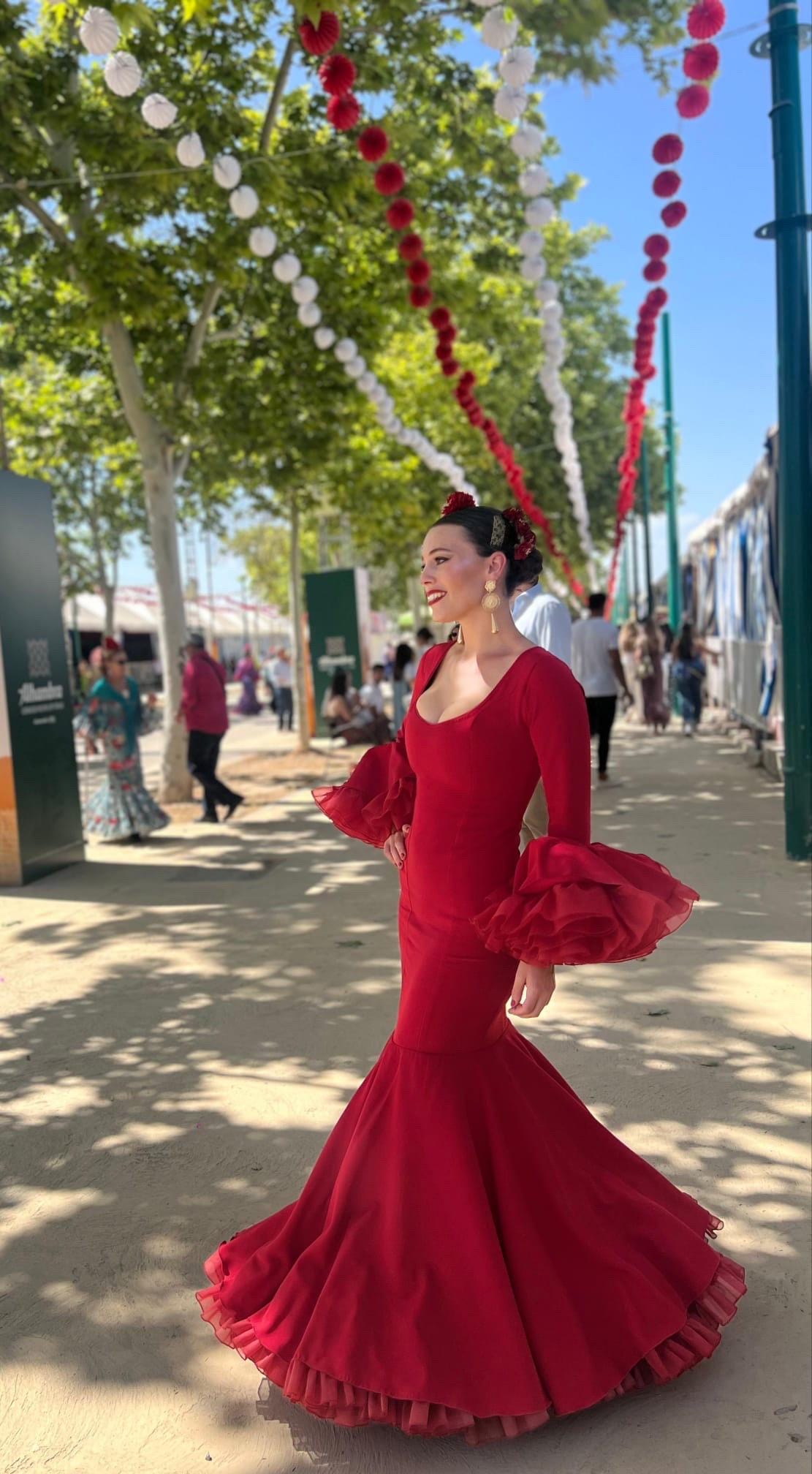Flamenco Dress in Red - Etsy