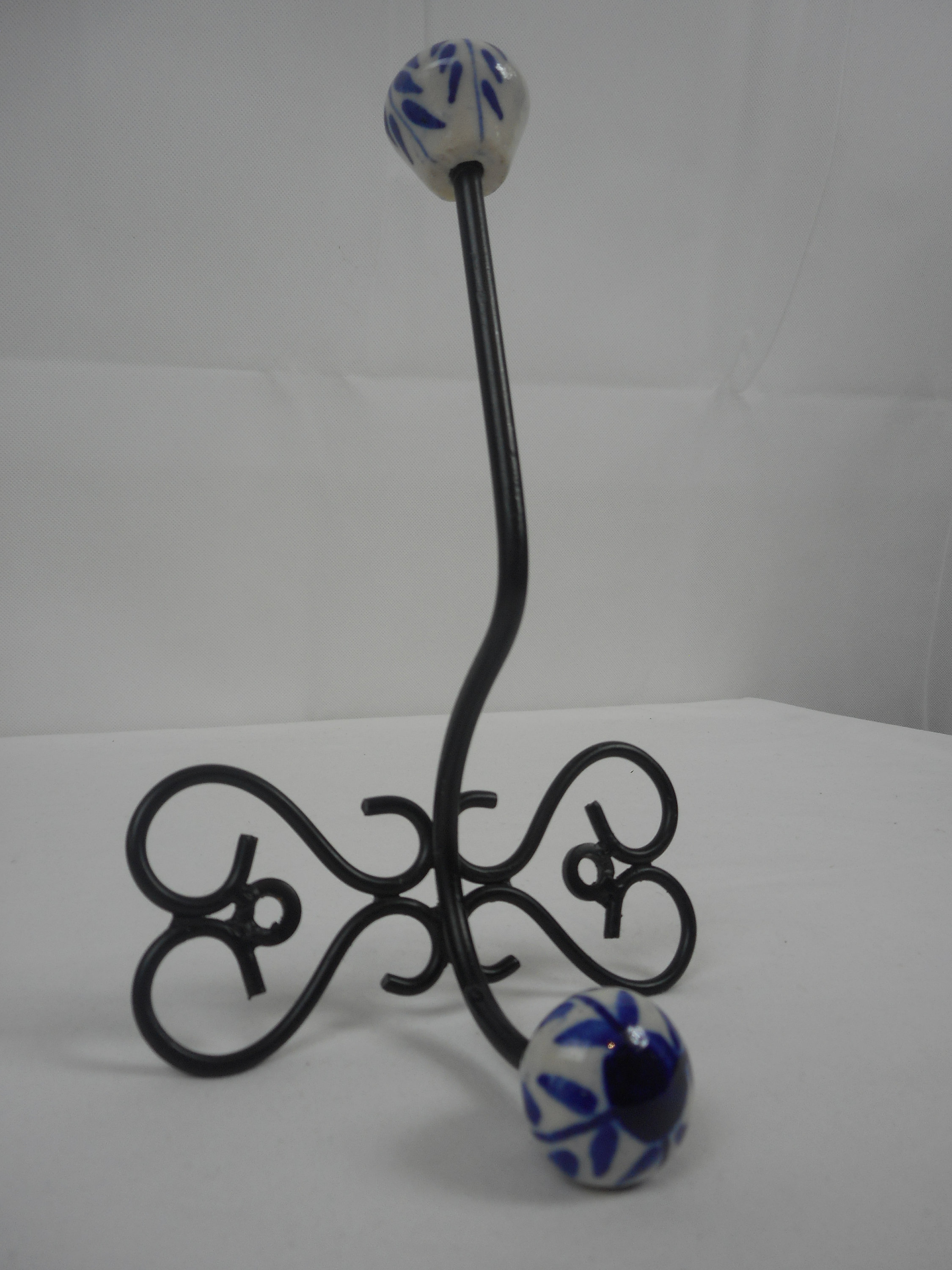 Superbe Crochet de Français et Porcelaine Vintage