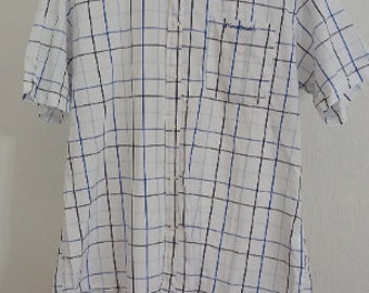 Vintage Men's Pierre Cardin Paris Cotton short Sleeved Shirt