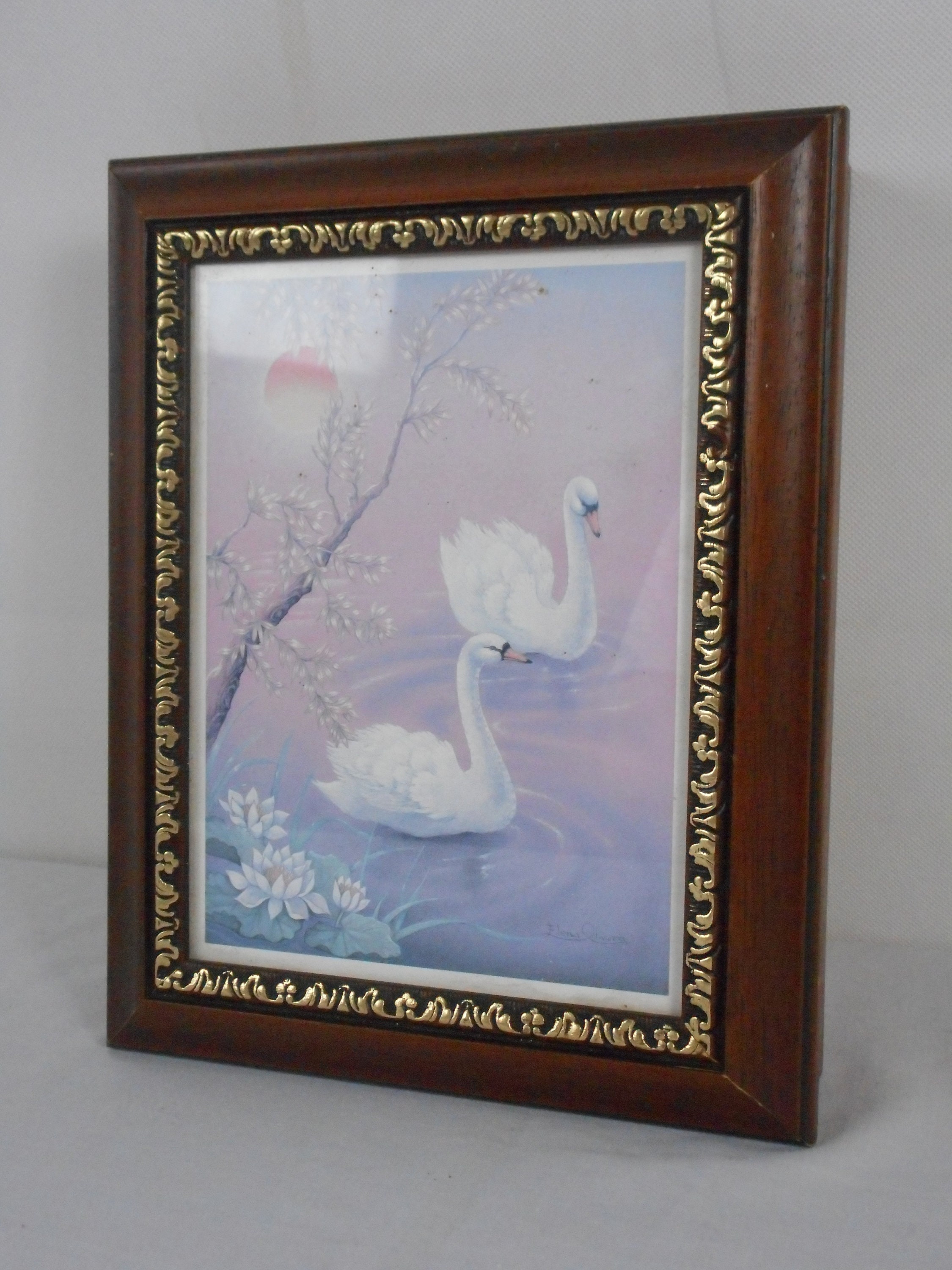 Superbe Boîte de Cintre en Bois Français Mur Cru Superbe