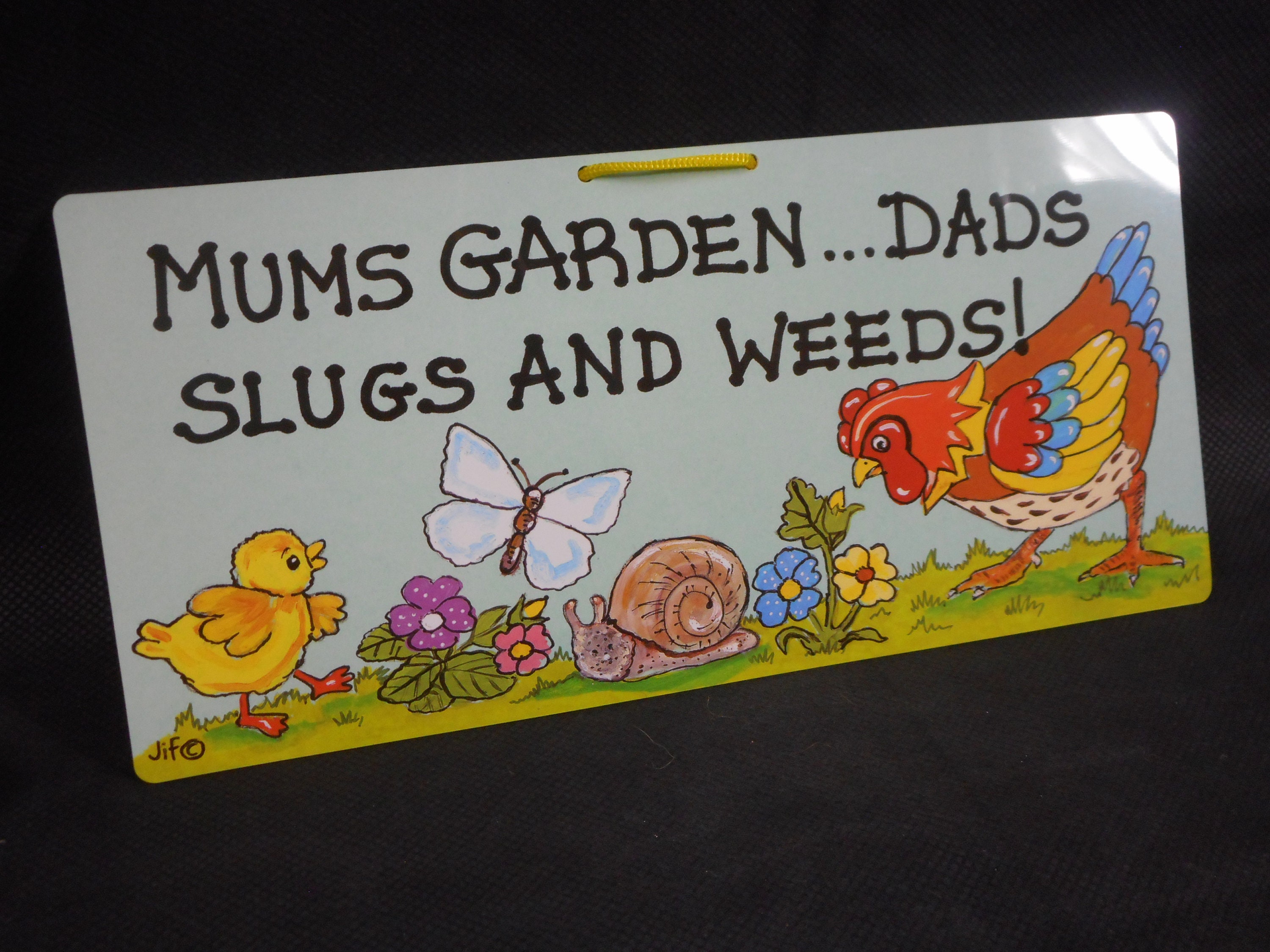 Superbe Mur de Nouveauté/Porte Suspendue Plaque en Plastique Imprimé Signe Cadeau