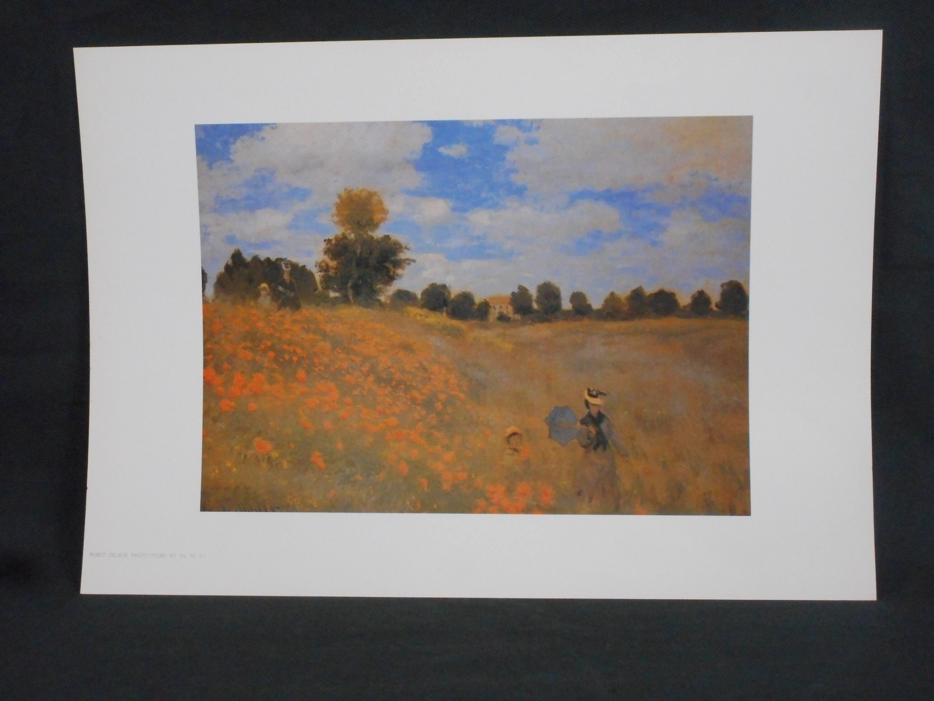 Superbe Vintage Français Image/Impression Image Murale Art Décoration Intérieure