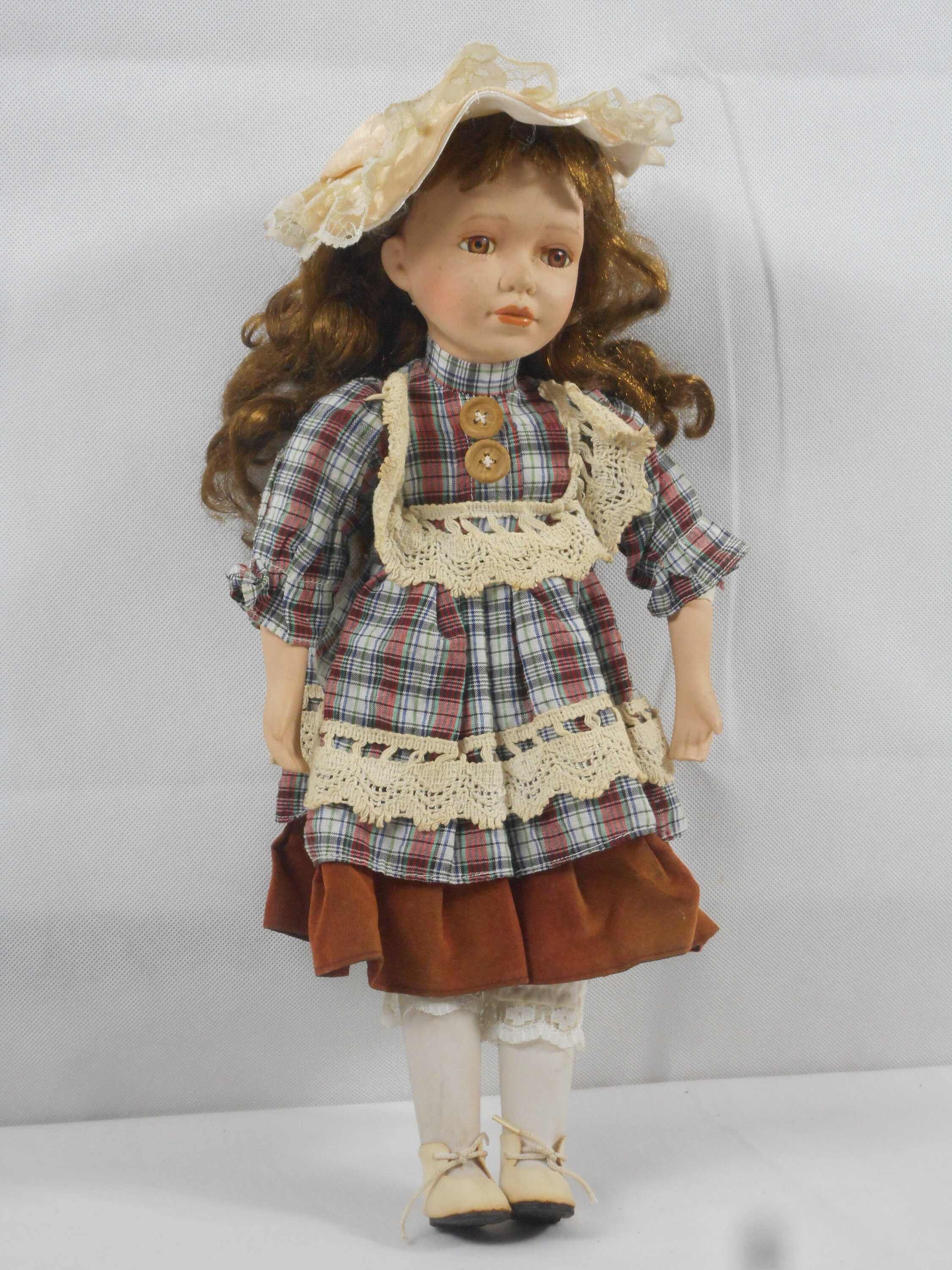 Vintage French Porcelain Doll / Figurine / Ornament - Etsy