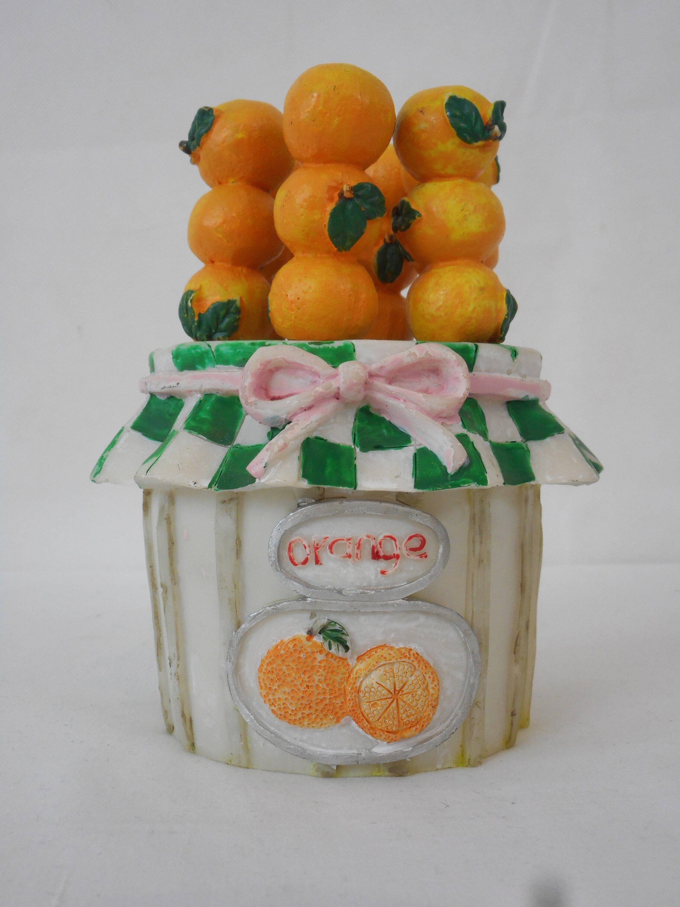 Ensemble de Six Cuillères et Support Confiture Marmelade/Orange Français