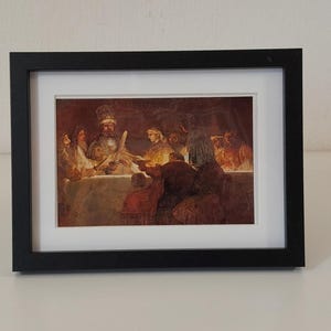 Vintage La Conjuration De Claudius Civilis Rembrandt Picture card for Framing