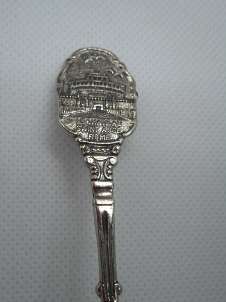 stunning vintage Dutch collectable silver plated metal spoon