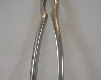 vintage French metal nut cracker / kitchenware / tableware