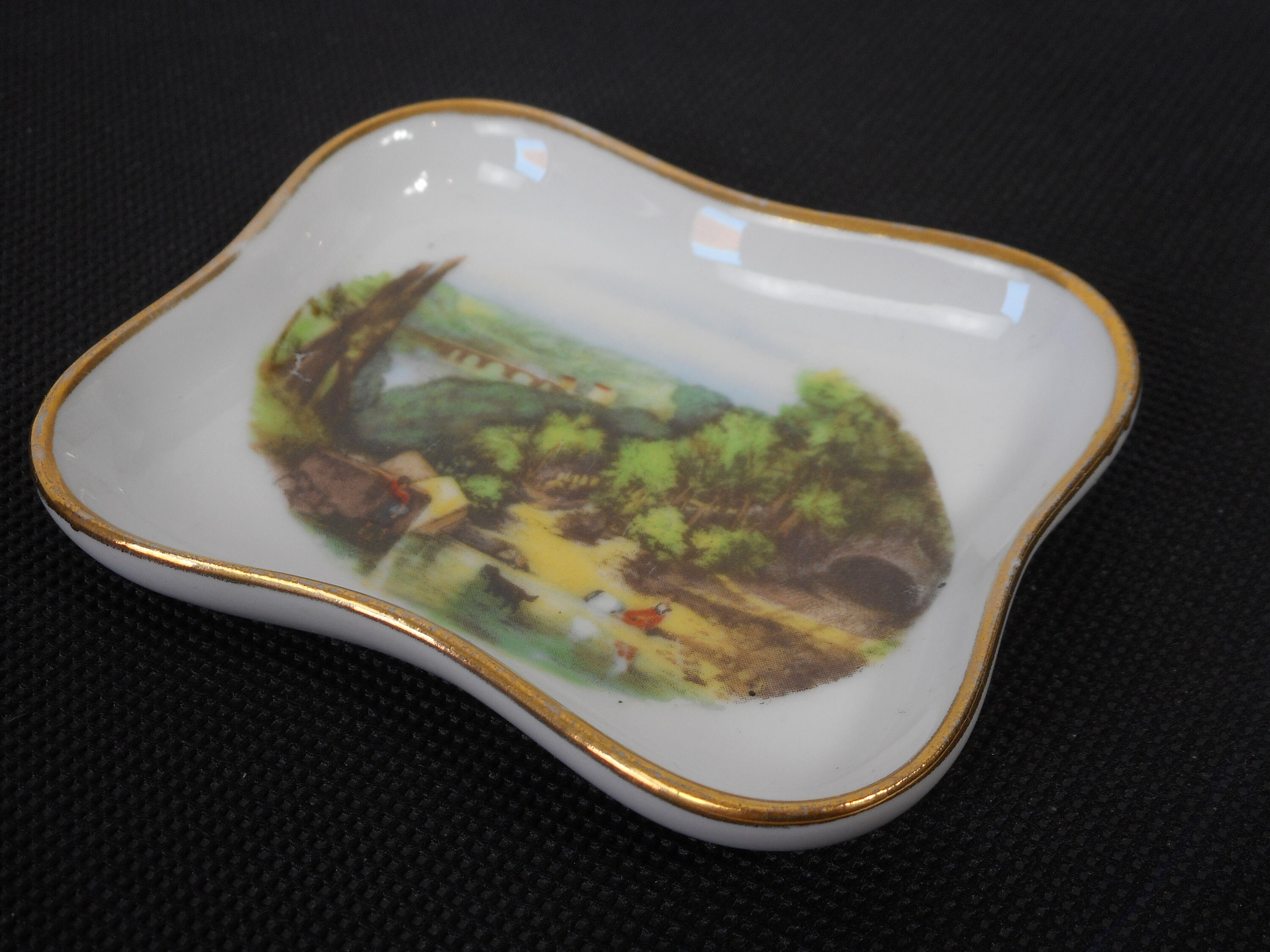 Plat de Babiole en Porcelaine Limoges Vintage/Plateau Babiole