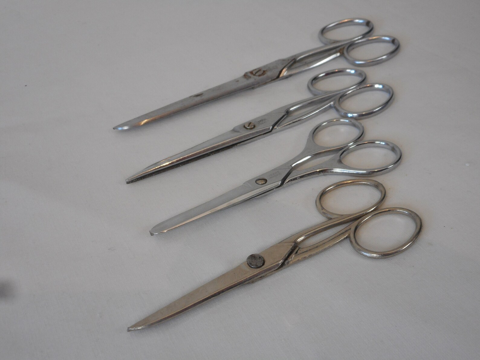 Set of 4 Mixed Vintage French Scissors Etsy