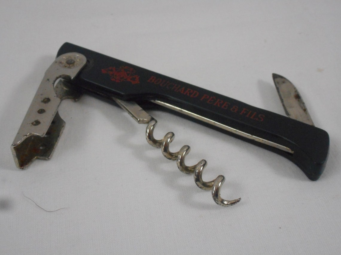 Stunning vintage French wine bottle opener and corkscrew Etsy