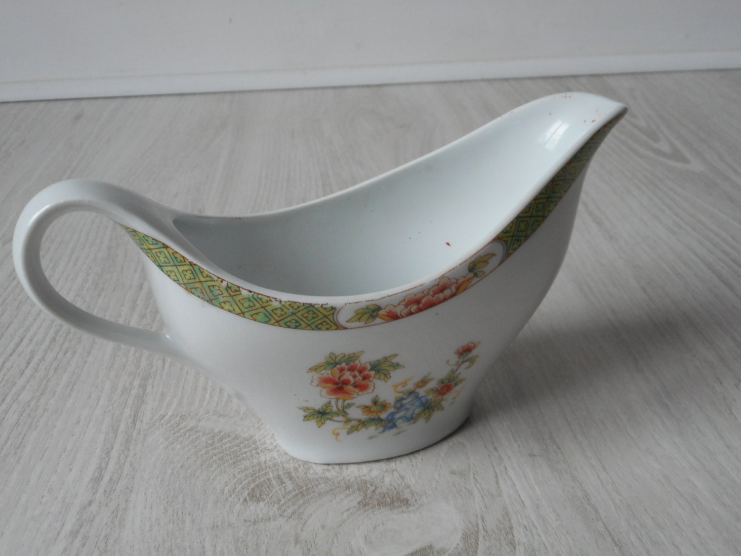 Crue Français de Sauce Décorative en Porcelaine Limoges