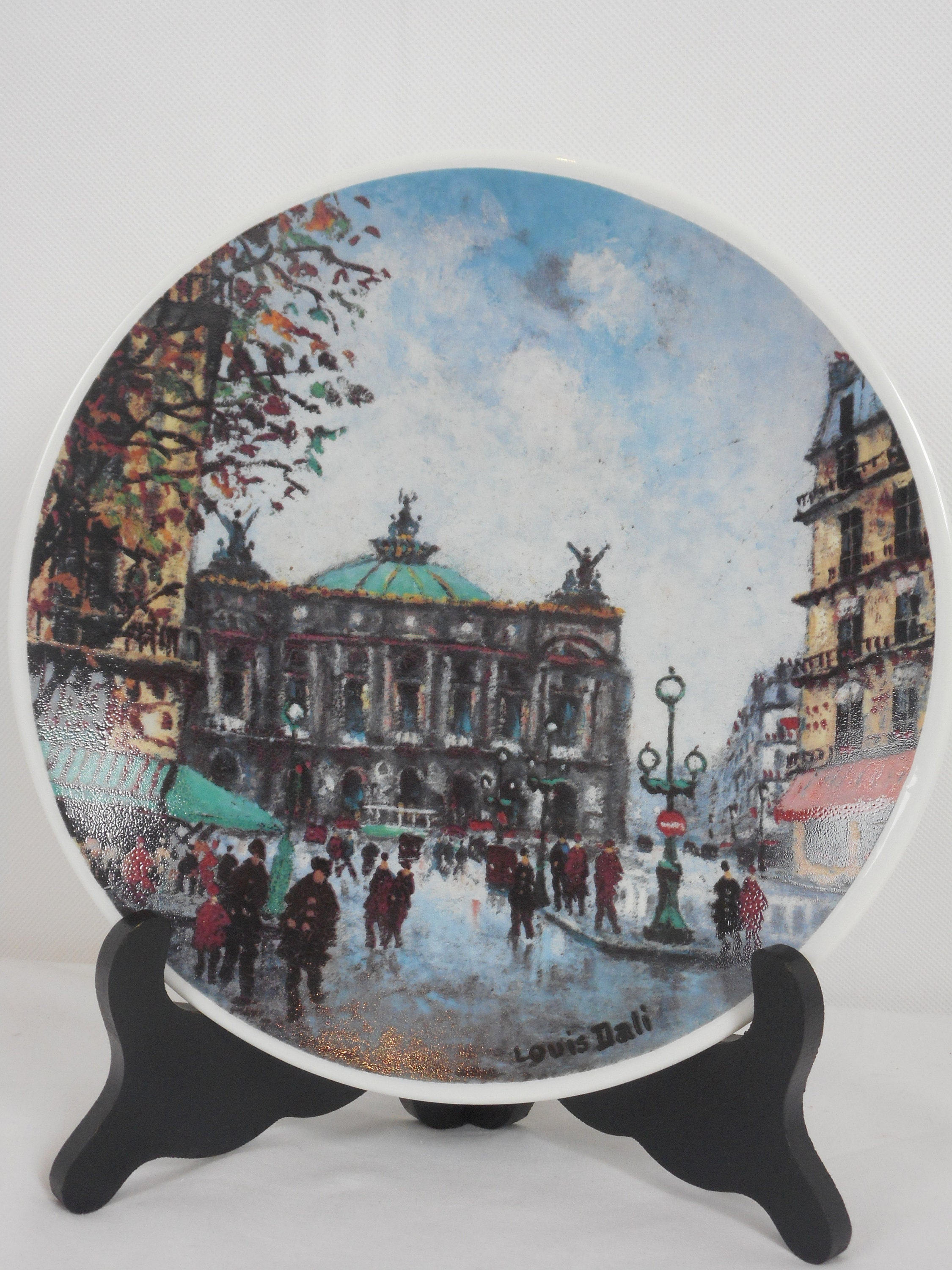 Superbe Assiette d'échantillon Décoratif Français Porcelaine de Limoges