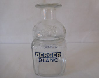 vintage French Berger Blanc water carafe / barware