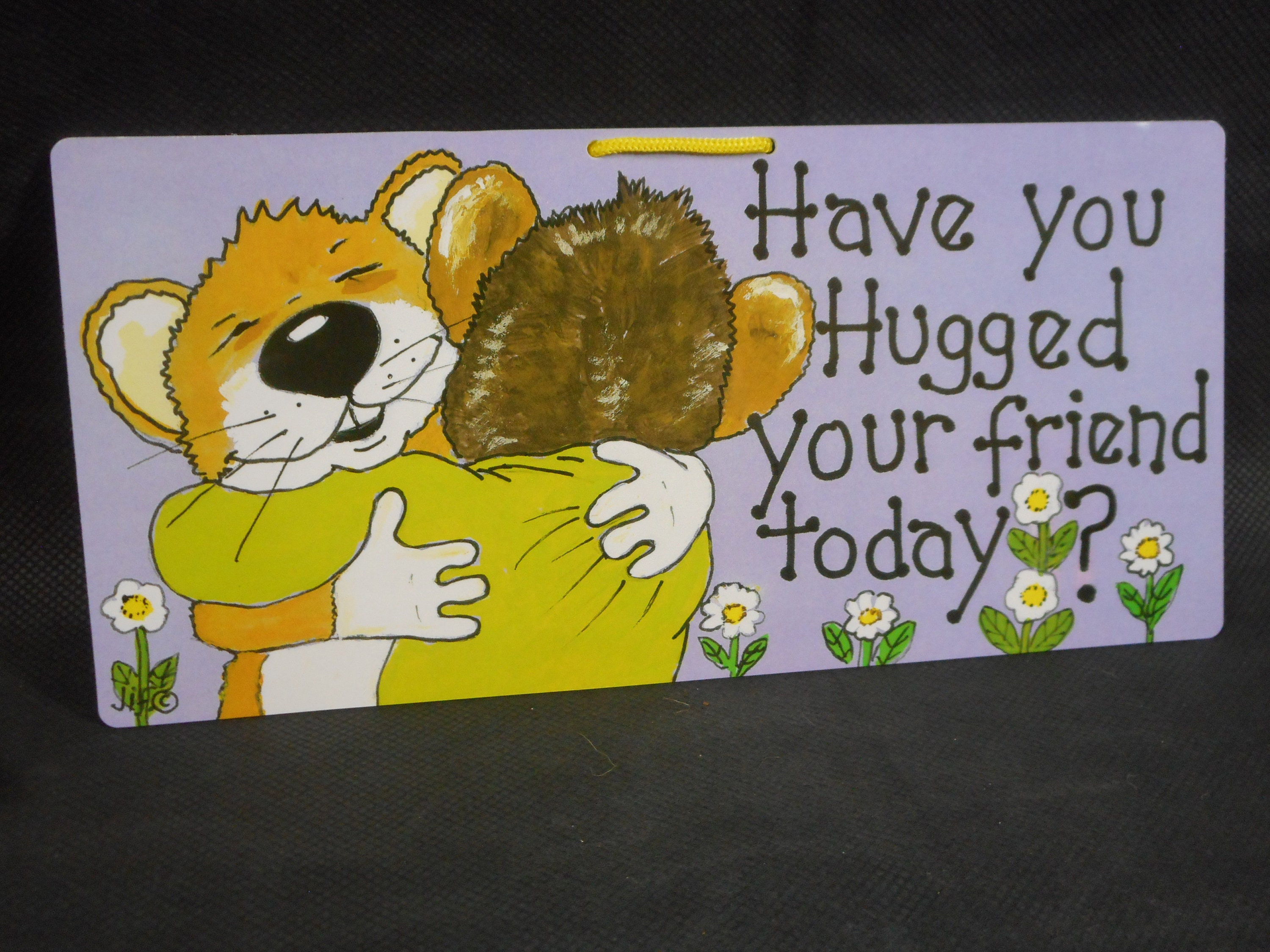 Superbe Mur de Nouveauté/Porte Suspendue Plaque en Plastique Imprimé Signe Cadeau