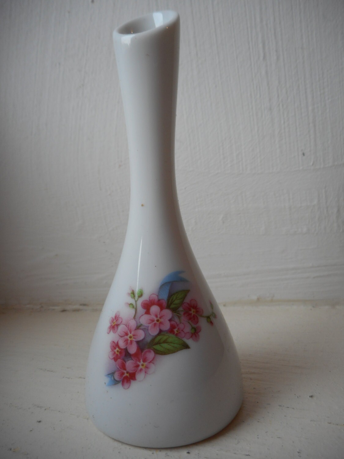 Petit Vase Décoratif en Porcelaine de Limoges Français Vintage