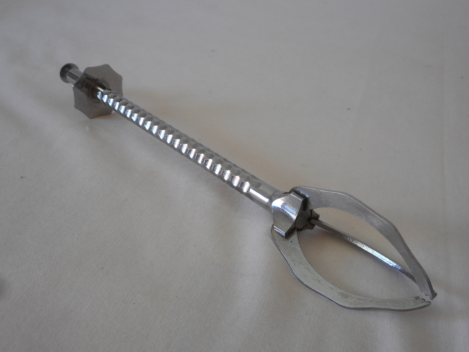 Vintage French Chromed metal ice grabbers / tongs / pincers Etsy