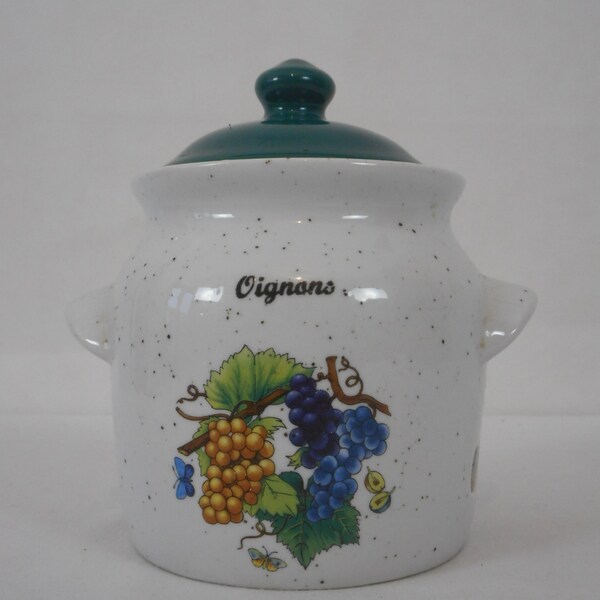 Ceramic Onion Jar Etsy