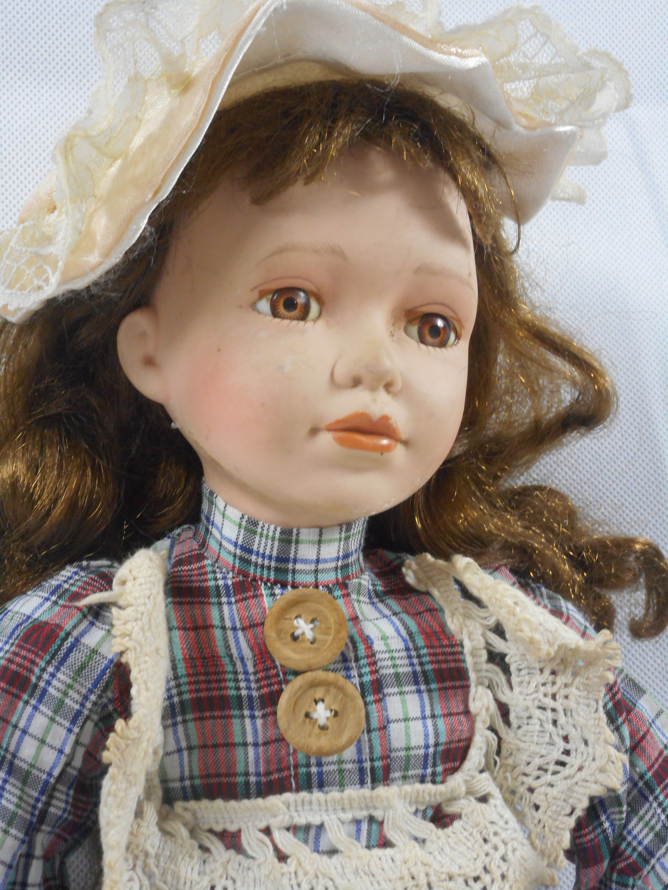Vintage French Porcelain Doll / Figurine / Ornament - Etsy
