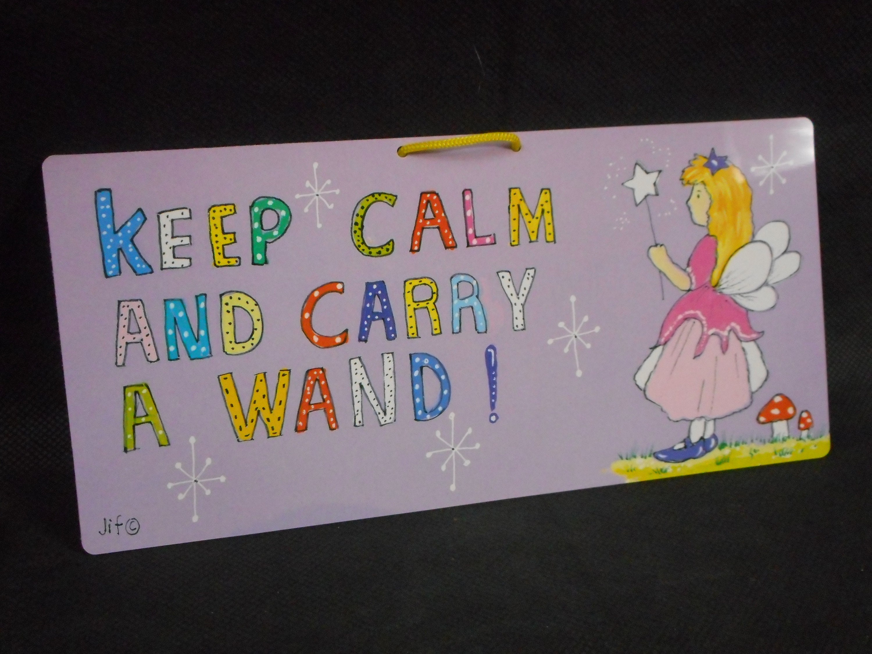 Superbe Mur de Nouveauté/Porte Suspendue Plaque en Plastique Imprimé Signe Cadeau