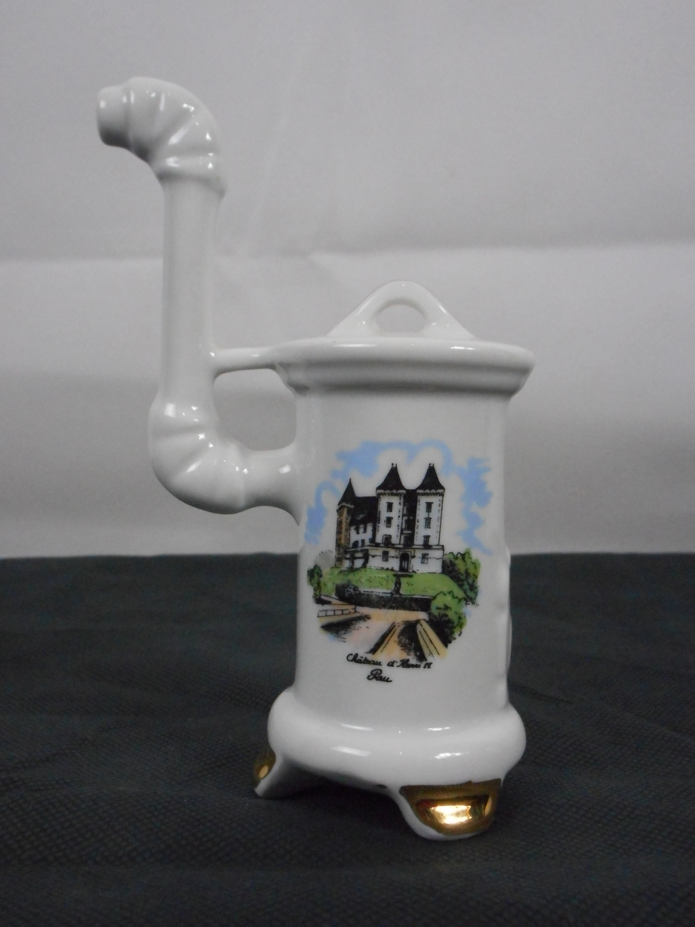 Superbe Porcelaine Vintage Petit Ornement de Collection Miniature