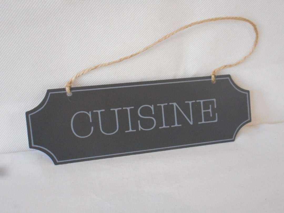 Stunning French Metal Cuisine / Kitchen Door Plaque Etsy
