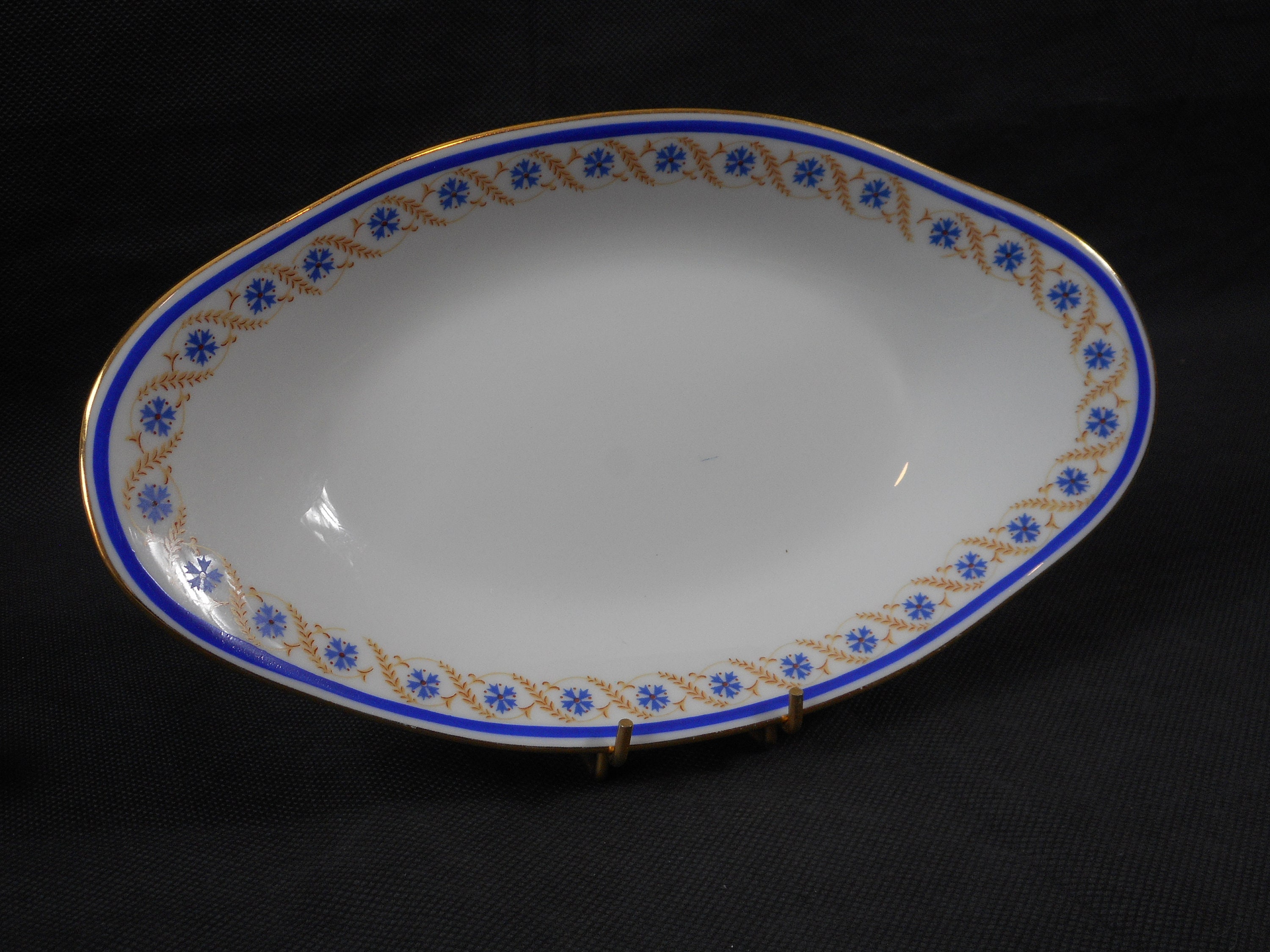 Plat de Bibelot en Porcelaine Limoges Vintage/Plateau Bibelot