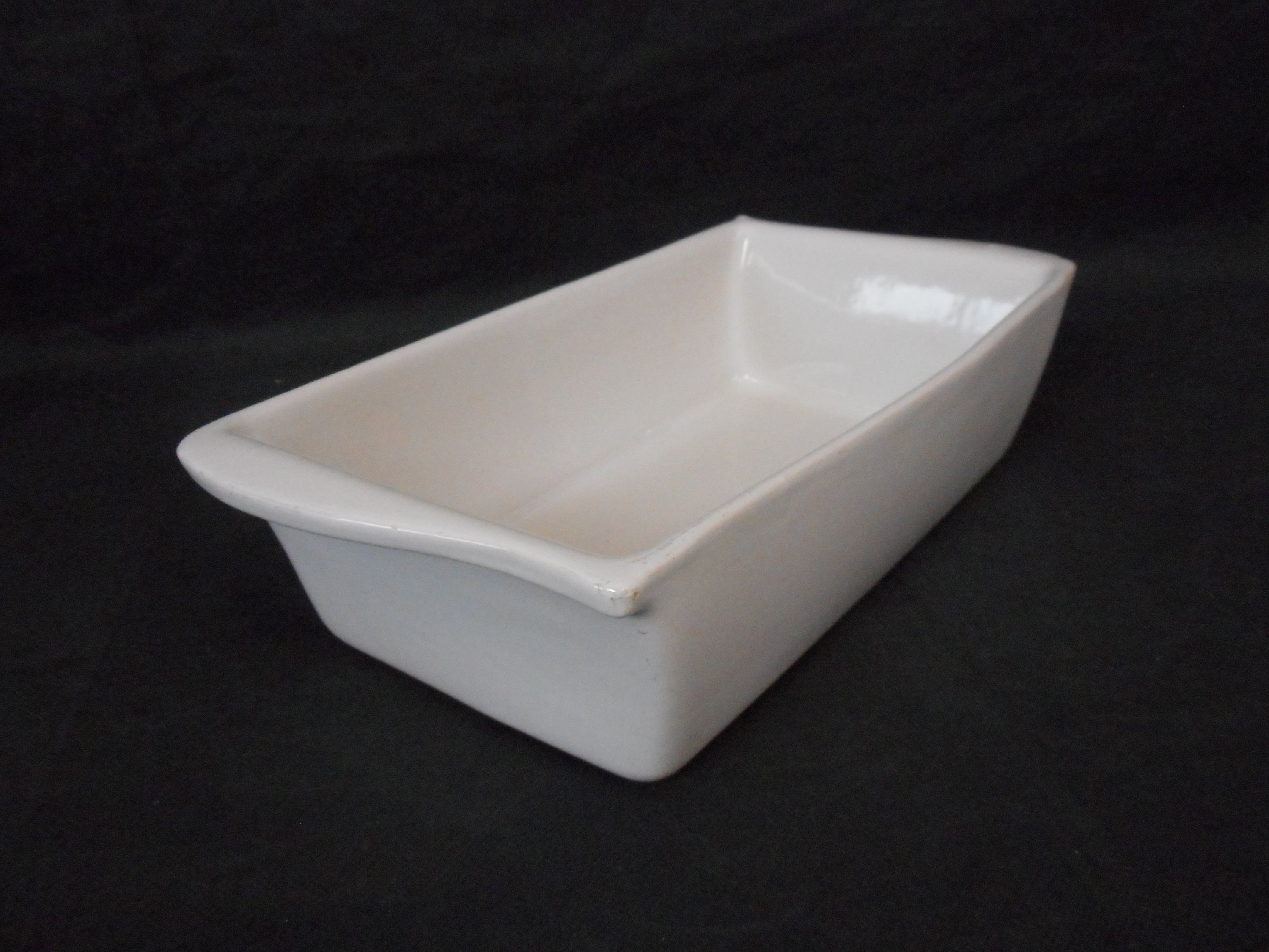 Superbe Français Vintage Hors d'ouevres Céramique/Plat à Tarte Casserole