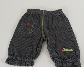 French Sucre D Orge babies corduroy effect trousers age 3 months