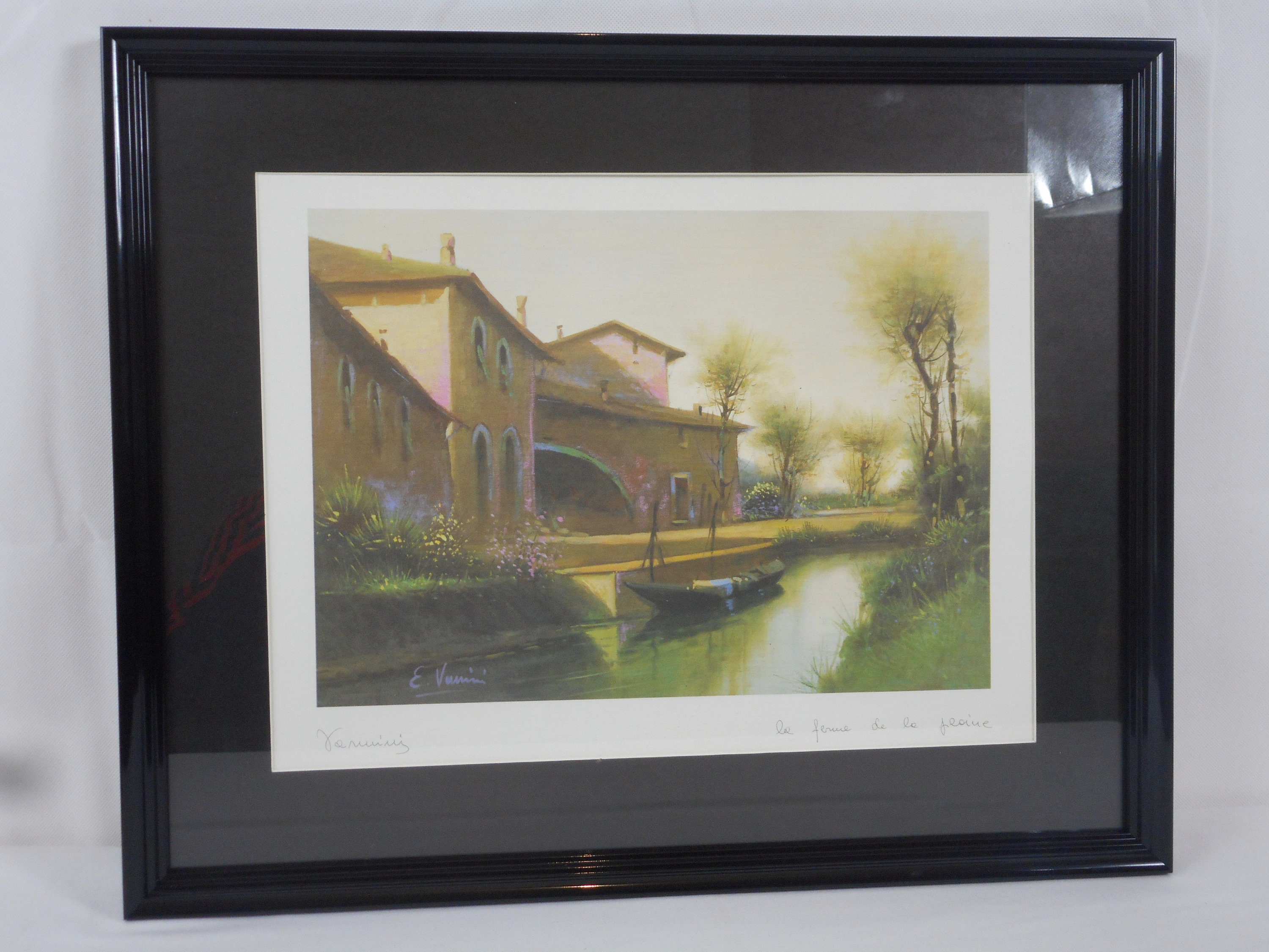 Superbe Vintage Français Image/Impression Image Murale Art Décoration Intérieure